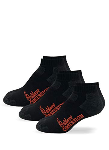 Mens Womens Full Cushion Athletic Low Cut Ankle Socks 3 Pair Pack