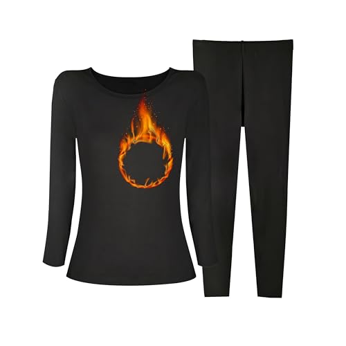 [Sleepeach] あったかインナー レディース インナー 肌着 Uネック 長袖 裏起毛 極暖 防寒 インナー タイツ ボトム スラックス スパッツ レギンス インナーシャツ上下セット インナーウェア