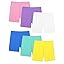 Pink, Purple, Blue, Lake Blue, White, Yellow