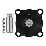 Gdfnmogo Gummi-Magnetventil-Membran mit Eisenkern für 1/2 Zoll und 3/4 Zoll Ventile, kompatibel mit Wasser- und Gasventilen aus Messing und Edelstahl, B