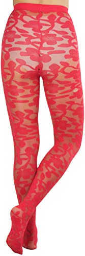 Image of ToBeInStyle Women's Sheer Floral Lace Full Length Leggings