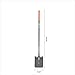 Fiskars Pro Transfer Shovel, Heavy Duty Garden Spade Shovel for Digging and Moving Materials, Extruded Aluminum Handle, 58 Inches