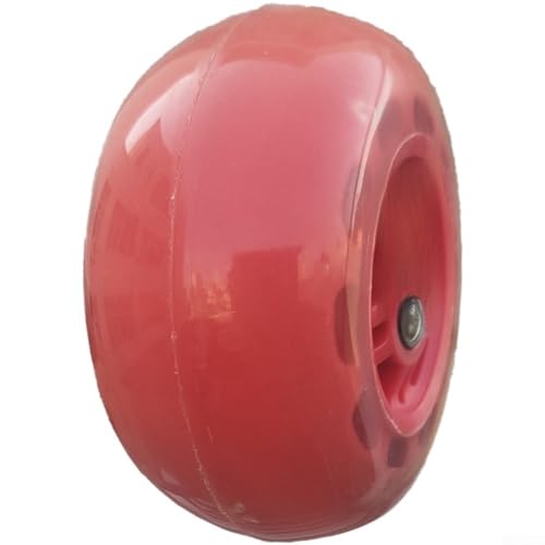 Ruedas silenciosas de poliuretano para patinete de tres ruedas para carrito de tracción 3 en 1, doble rodamiento, carga de 300 kg, 100 x 48 mm, varios tamaños para andadores de bebés, adultos, niños