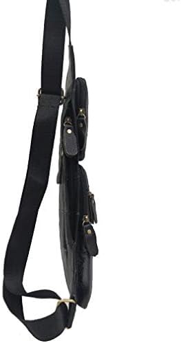 Leather Sling Bag Crossbody Backpack for Men Women Travel Outdoor Sports Hiking Camping Shoulder Chest Day Pack Daypack - Image 5