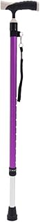 Muleta Ajustável - Bengala de Velho Deslizamento - Bengala de Liga de Alumínio Bengala para Pessoas com Deficiência, Aparelho Action Aid (Cor: Roxo) Família (Roxo) Present
