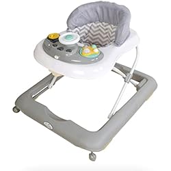 Tacata Barato Andador para bebé modelo volante gris. Andador de actividades o tacatá
