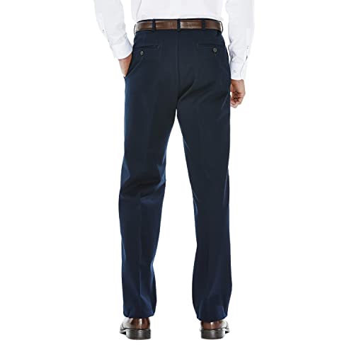 Haggar Men's Work to Weekend Hidden Expandable Waist No Iron Flat Front Pant3