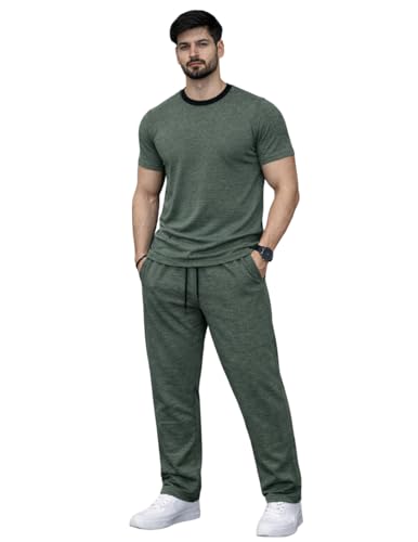 Image of Mack Jonney Men's Polyester Lycra Tracksuit | Lightweight Sports & Gym Wear | Comfortable Running & Training Track Suit for Men-MJ-184