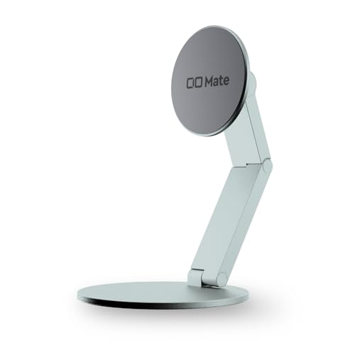 CIO Mate Magnet Stand �X�}�z�X�^���h MagSafe�Ή� ��� �}�O�l�b�g�X�^���h �p�x���߉\ MagSafe�P�[�X�Ή� (�J�[���u���[)