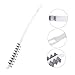 Cabilock 2pcs Rolling Washing Machine Brush Soft Bristle Cleaner for Laundry Machine Dryer Vent Pipe Brush
