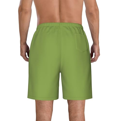 Light Green Men's Beach Pants-Quick-Dry & Comfortable Mens Beach Shorts for Men, Perfect for Surfing and Everyday Wear3
