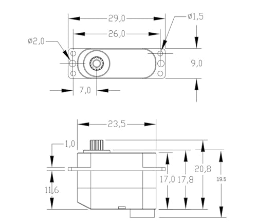 Servo Micro Ocs-d008 CNC, la haute précision pour votre modèle réduit - 6