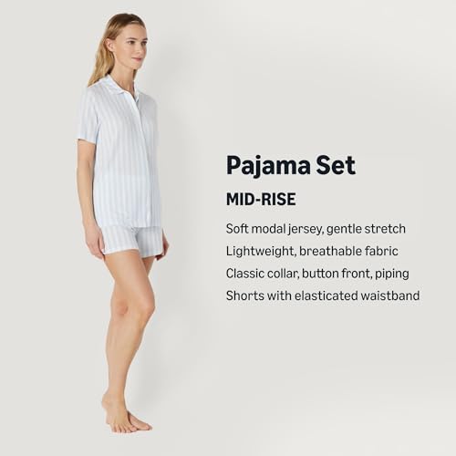 Image of Amazon Essentials x Sofia Grainge Mommy and Me Short Sleeve Pajama Set
