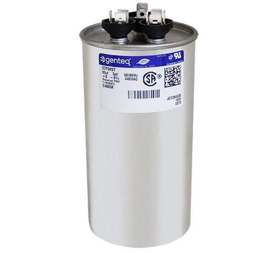 P291-6054R - 60 + 5 uf MFD 440 Volt VAC - Payne Round Dual Run Capacitor Upgrade