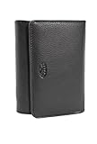 Cuir Katana Porte Monnaie Femme en Cuir réf 553105 Taille Moyenne (3 coul. disp.) (Noir)