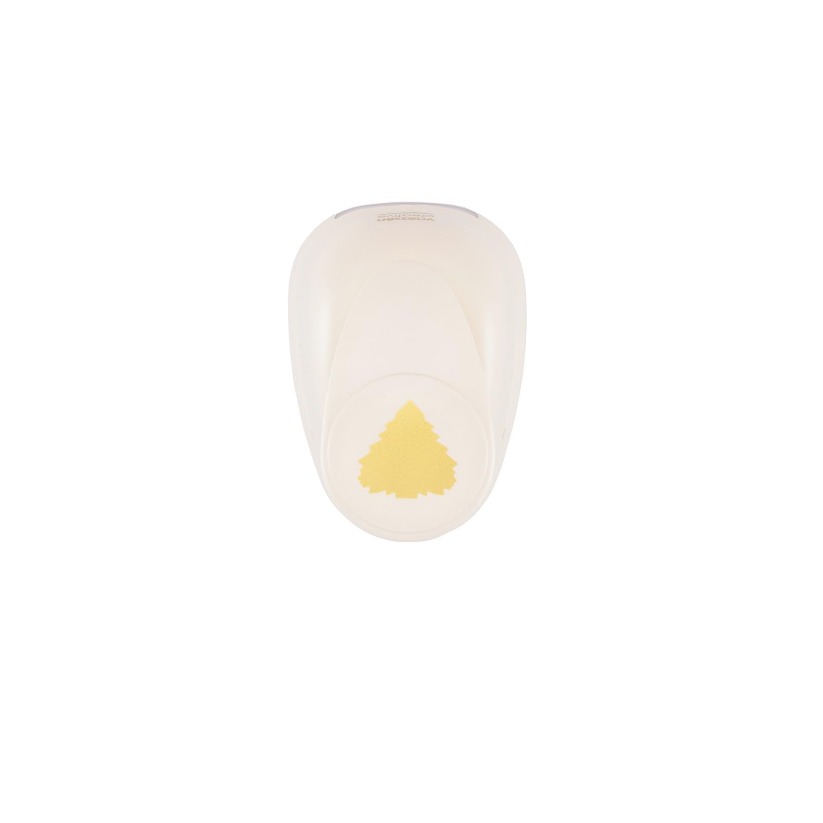 Vaessen Creative Craft Paper Punch - Fir Tree - 3,4 x 3,4 cm - Circle Cutter for Crafting and Card Making