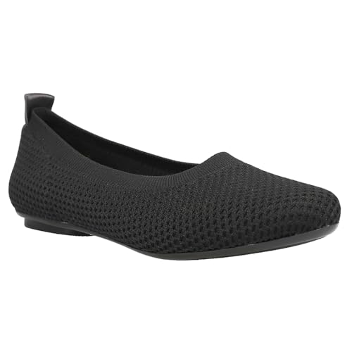 VANELi Womens Suvi Perforated Ballet Flats Casual - Black2