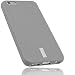 Produktbild mumbi Hülle kompatibel mit iPhone 6 / 6S Handy Case Handyhülle, grau mit grauem Streifen