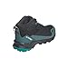 adidas Men's Terrex Skychaser Ax5 Mid Top Gore-TEX Hiking Shoe, Black/Carbon/Pure Teal, 10.5