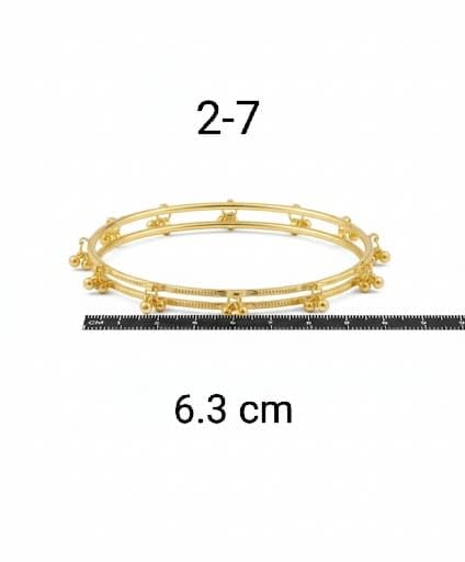 Image of Kashmiri Traditional Bangles Set for Women | Gold Plated /Silver Plated Handcrafted Ghungroo Bangles | Ethnic Bridal Festive Jewellery | Pack of 8