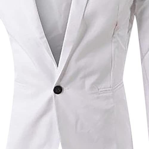 Akklian Mens Casual Slim Fit Suit Jacket Notched Lapel Button Daily Blazer Business Suit Tops Dance Party Prom Dressy Shacket2