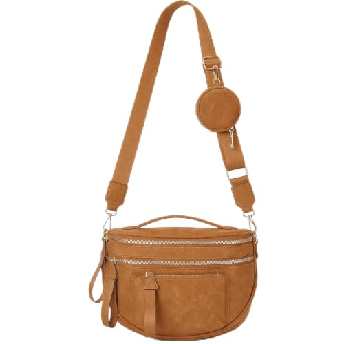 Image of Makes Checkered Crossbody Bag Bum Bag for Women with Pouch