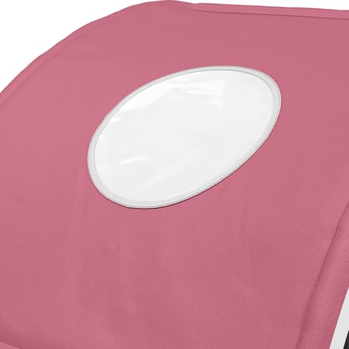 Túneles de cama rosa para renovar el dormitorio con soporte king size cómodo 8