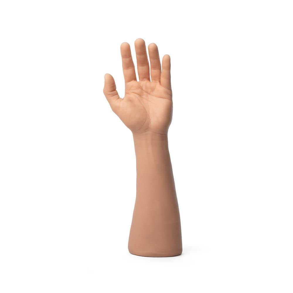 A Pound of Flesh Practice Tattoo Arm With Wrist Silicone Tattooing Fake Skin for Practice or Display Professional Quality, Right Arm, Fair Skintone