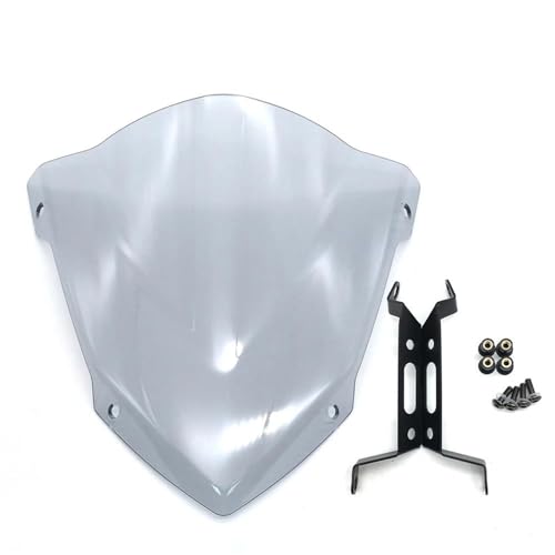 MISINIOKIM For YAMAHA MT-07 FZ-07 2014 2015 2016 2017 2018 2019 2020 �p �o�C�N�p�X�|�[�c�E�C���h�V�[���h �o�C�U�[ �E�C���h�X�N���[�� �o�C�N�p �E�C���h�X�N���[��(Smoke 18-2