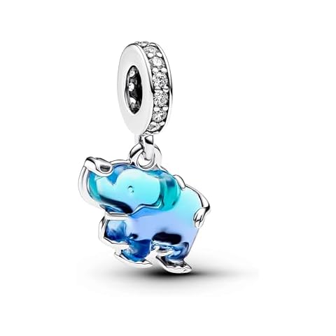 Pandora Moments Elephant Charm with Murano Glass Cover