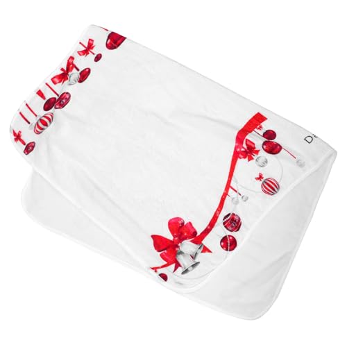 CHICAMPERA Manta Números del 1 al 12 de Poliéster para Recién Nacido Blanco para Fotografía y Celebración de Cumpleaños o Shower