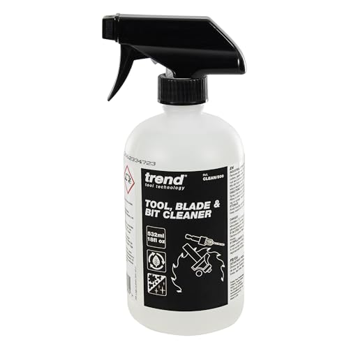 Trend Tool, Blade & Bit Cleaner, 18 fl oz, Resin, Pitch & Rust Remover, Safe Non-Toxic Formula for Workshop Tools, CLEAN/500