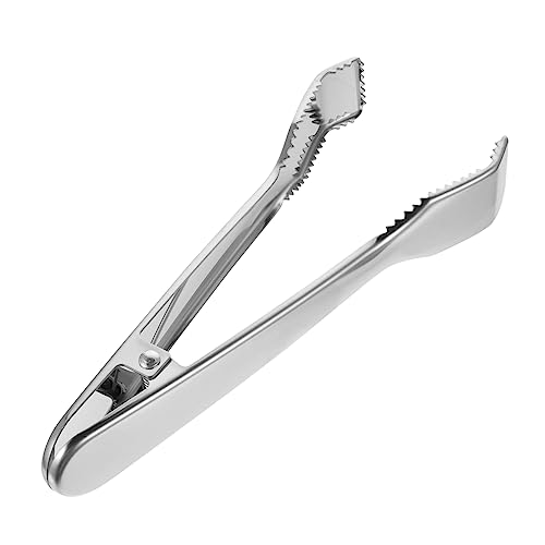 CIYODO Multifunctional Food Clamp Stainless Steel Ice Tong Tooth Perfect for Parties