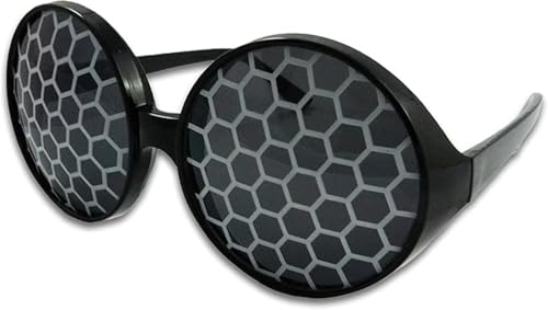 Image of FancyPants FunTime Bee Fly Sunglasses, Bumble Bee Accessory for Kids and Adults, Fun Oversized Bug-Inspired Glasses
