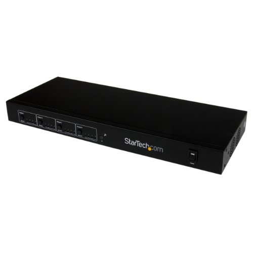 StarTech.com 4x4 HDMI Matrix Switcher / HDMI Extender over CAT5/CAT6 - HDMI over Cat5 Cat6 Extension w/ 4x4 Matrix - 230ft (70m) - 1080p StarTech.com 4x4 HDMI Matrix Switcher / HDMI Extender over CAT5/CAT6 - HDMI over Cat5 Cat6 Extension w/ 4x4 Matrix - 230ft (70m) - 1080p