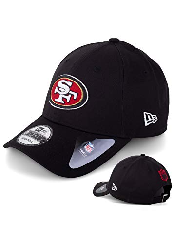 New Era Caps - Baseball Cap Kappe Muetze - Limiterte Designs - MLB NBA NFL - Yankees Lakers Bulls Raiders Chiefs Dodgers Seahawks Sox 49ers (San Francisco 49ers Black V1)