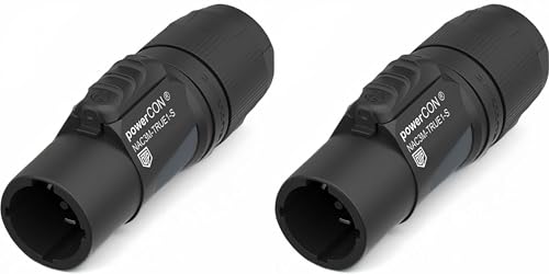 2 Pack NEUTRIK NAC3M-TRUE1-S 20A True1 Power in Locking Cable Mount