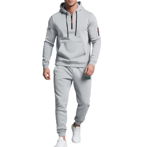 Survêtement Fitness Homme Style Costume Chic et Pantalon Élastique Événements