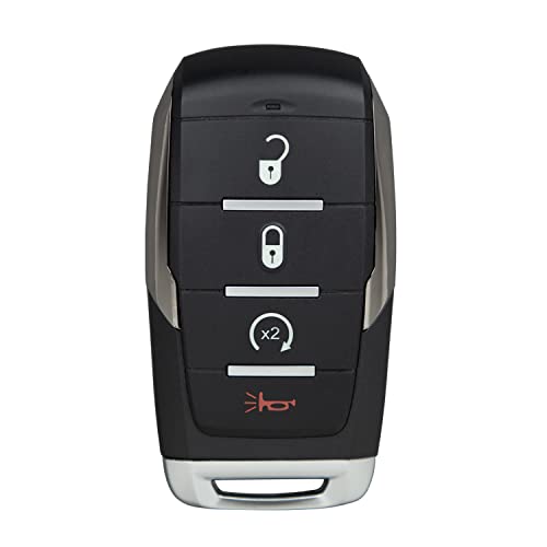 Télécommande clé intelligente 4 boutons pour réparer double clé Ram 1500