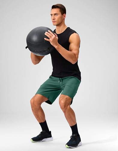 Image of Soothfeel Men's Running Shorts with Zipper Pockets 9 inch / 7 inch / 5 inch Quick Dry Eight Basketball Gym Workout Athletic Shorts