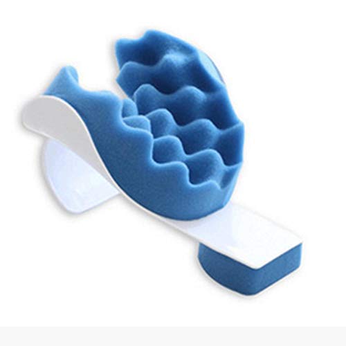 Preisvergleich Produktbild Nacken Massagegerät Shiatsu Massagekissen Entspannungsmassage entlasten für Rücken Nacken Schulter im Auto Büro Zuhause Nackenkissen Stütze Spannungsentlastung Nackenschmerzen-Massagekissen Blau