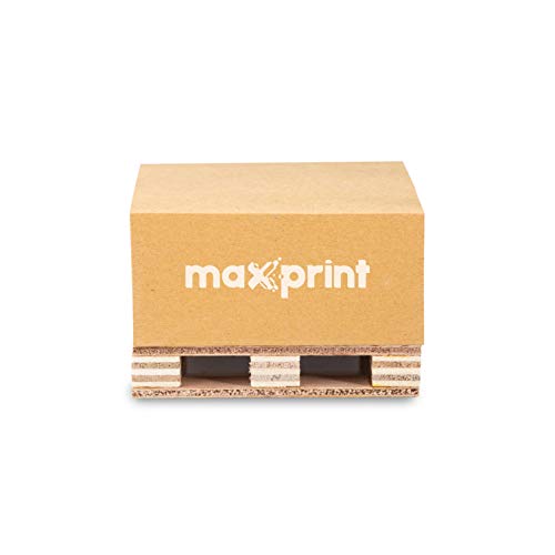 Bloco Adesivo Maxprint Cubo Kraft - Médio - 76mm x 76mm - c/ 400 fls