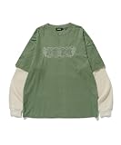 レイヤードロングスリーブティー LAYERED L/S TEE 101261011011 GREEN XL