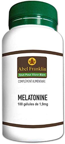 Abel Franklin Melatonine 1,9 mg 100 gélules Complément Alimentaire Sommeil Relaxation Cover