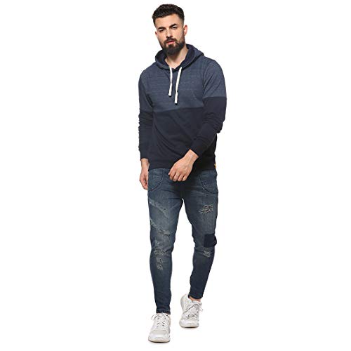Image of Campus Sutra Cotton Men Hooded Neck Sweatshirt