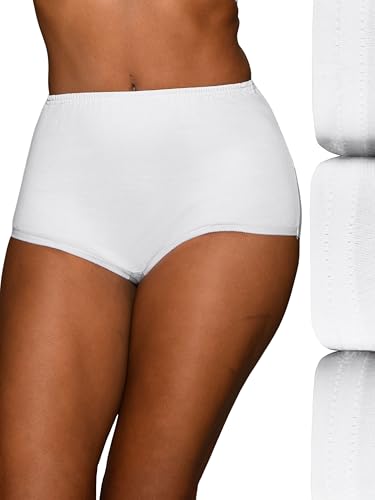 Image of Vanity Fair Women's High Waisted Underwear, Full Coverage Ladies Panties, Perfectly Yours Briefs