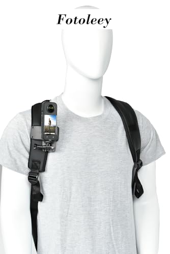 Fotoleey Action Camera Accessory Kit - Chest Head Wrist Backpack Mounts for Insta360 X4/X3/X2/One RS/Ace/Ace Pro/Go2, Compatible with GoPro Hero 13/12/11/10