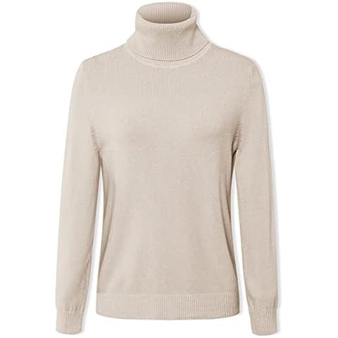DAIMIDY Women's Cashmere Turtleneck Sweater Cover