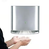 Glowdora Hochgeschwindigkeits-Händetrockner, 1250 W, Elektrisch, Mit 80 M/S Windgeschwindigkeit. Geeignet Für Haushalt, Hotel Und Gewerbe. Silver