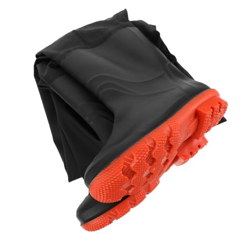 Abaodam 1Set PVC Fishing Waders Non Slip Waist Waders for Men Durable Outdoor Pants for Fishing Hunting More Dirt Resistant Design for All Conditions Black